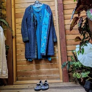 SOLD Gudrun sjoden outfit dress, coat, shoes